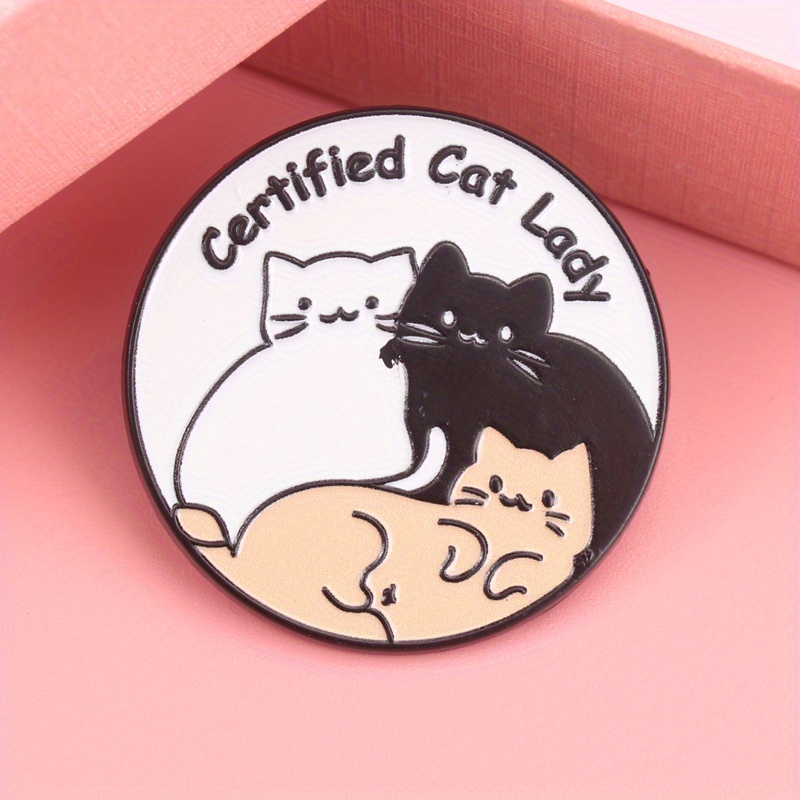 Parent Of Plant - Certified Cat Lady Pin - Tri-Color