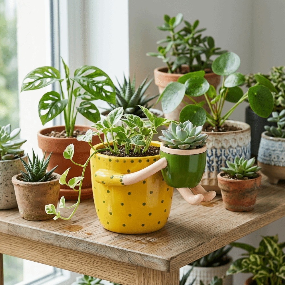 Resin Parent-child Flowerpot F - Parent Of Plant review and price
