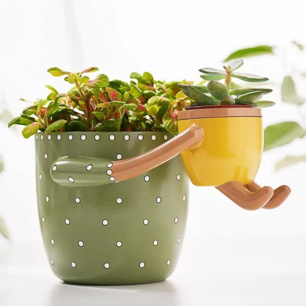 Resin Parent-child Flowerpot F - Parent Of Plant review and price